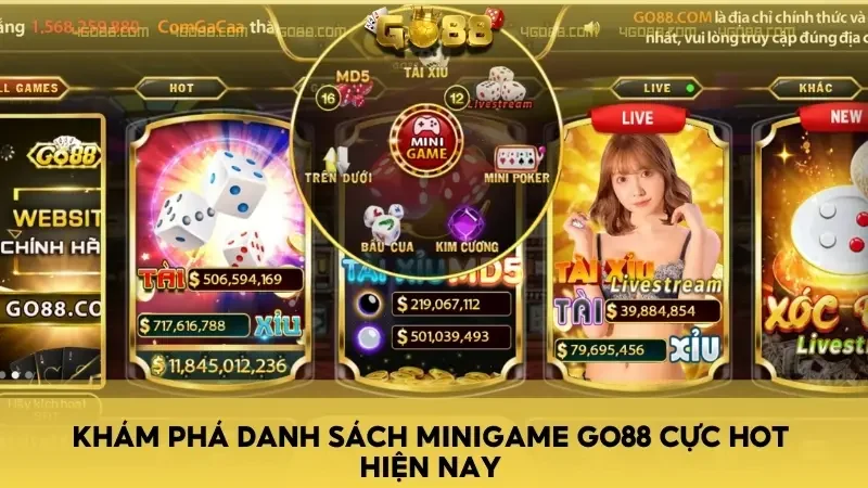 Khám phá danh sách Minigame Go88 cực HOT hiện nay